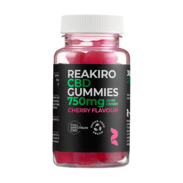 CBD Vegan Gummies Cherry 7.5%CBD - 30pcs